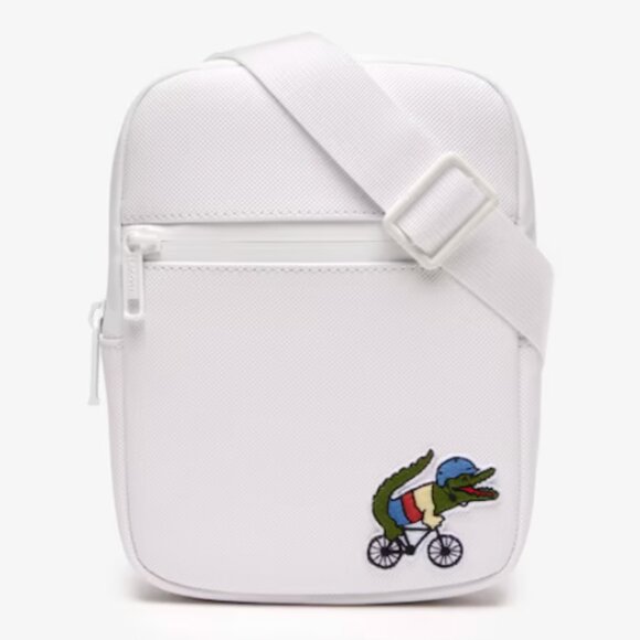 Lacoste x Netflix Croc Print Small Shoulder and crossbody Bag - Picture 1 of 5